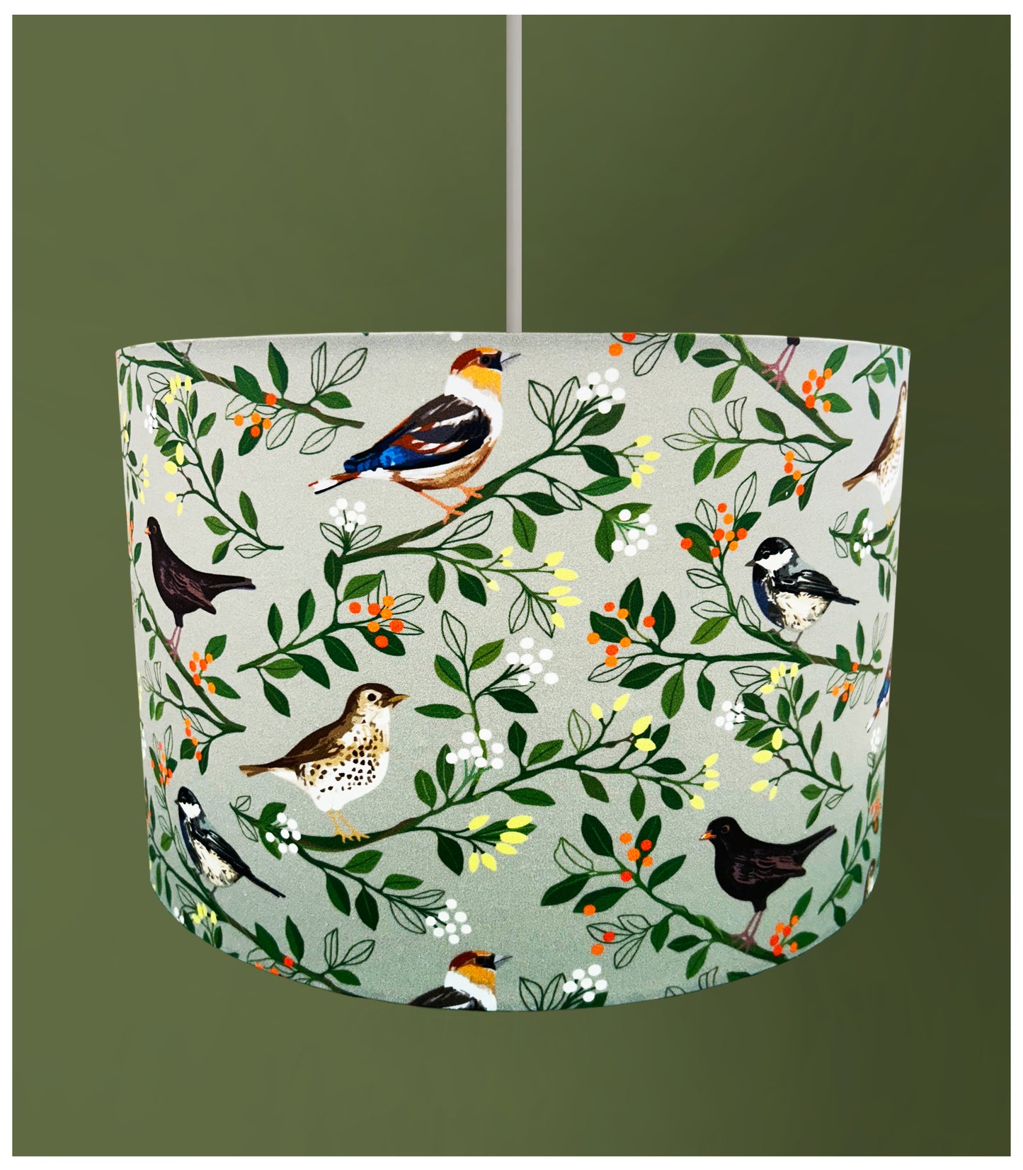 IN THE WOODS (British birds) Lampshade