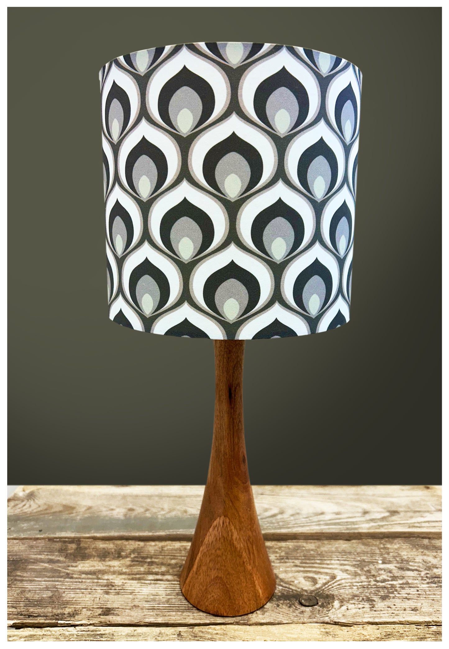 OLIVER (grey & white) Lampshade