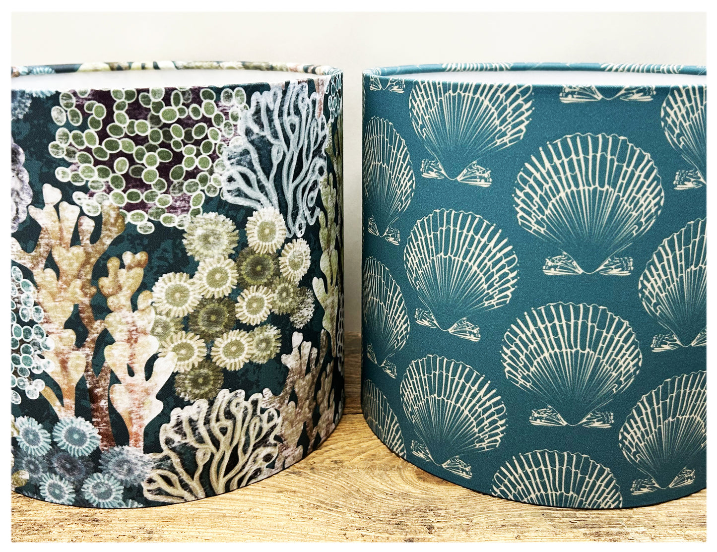 SHELL (teal blue) Lampshade