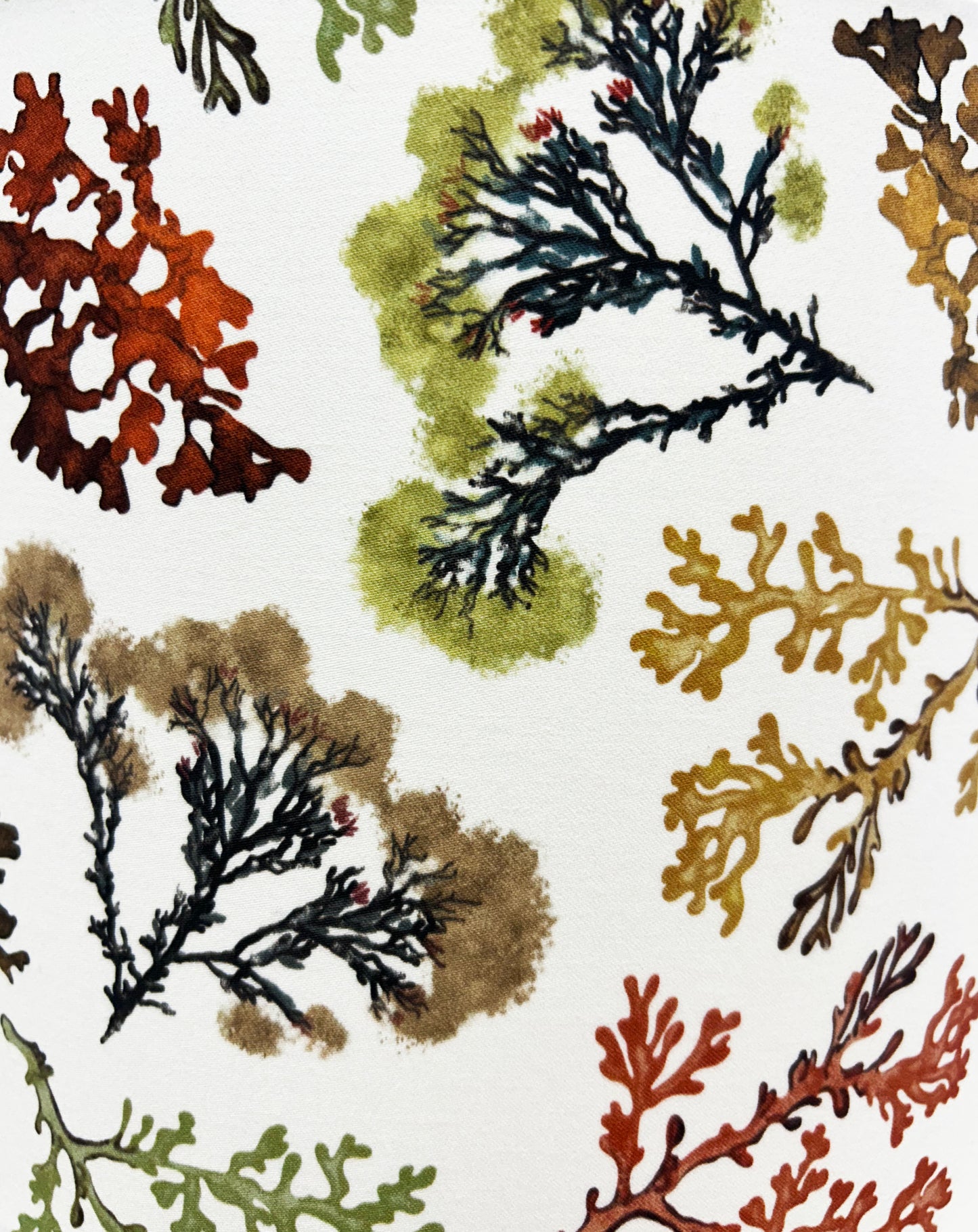 Rockpool (warm colours on off white ) Lampshade