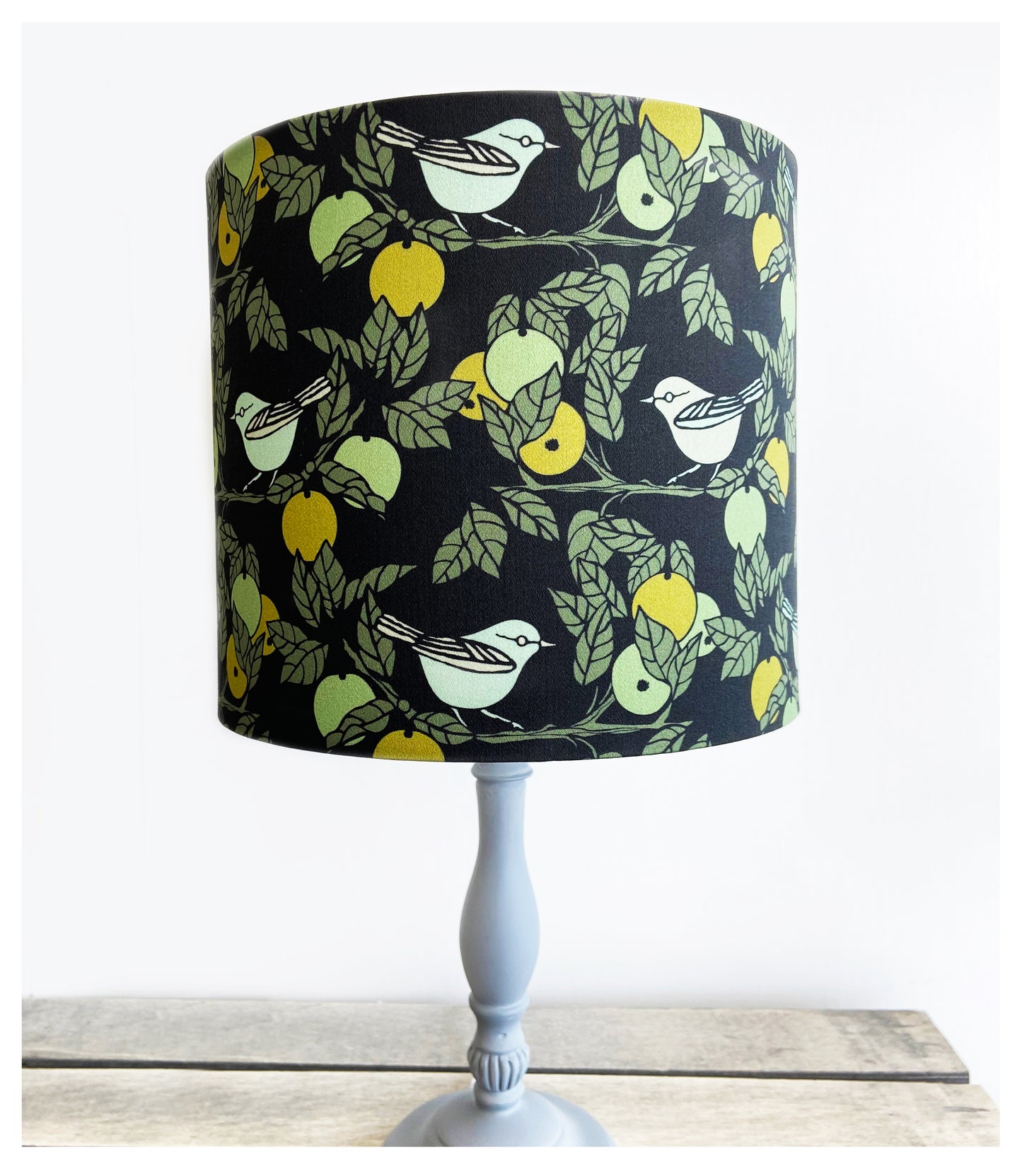 BIRD & APPLE (winter colour way) Lampshade