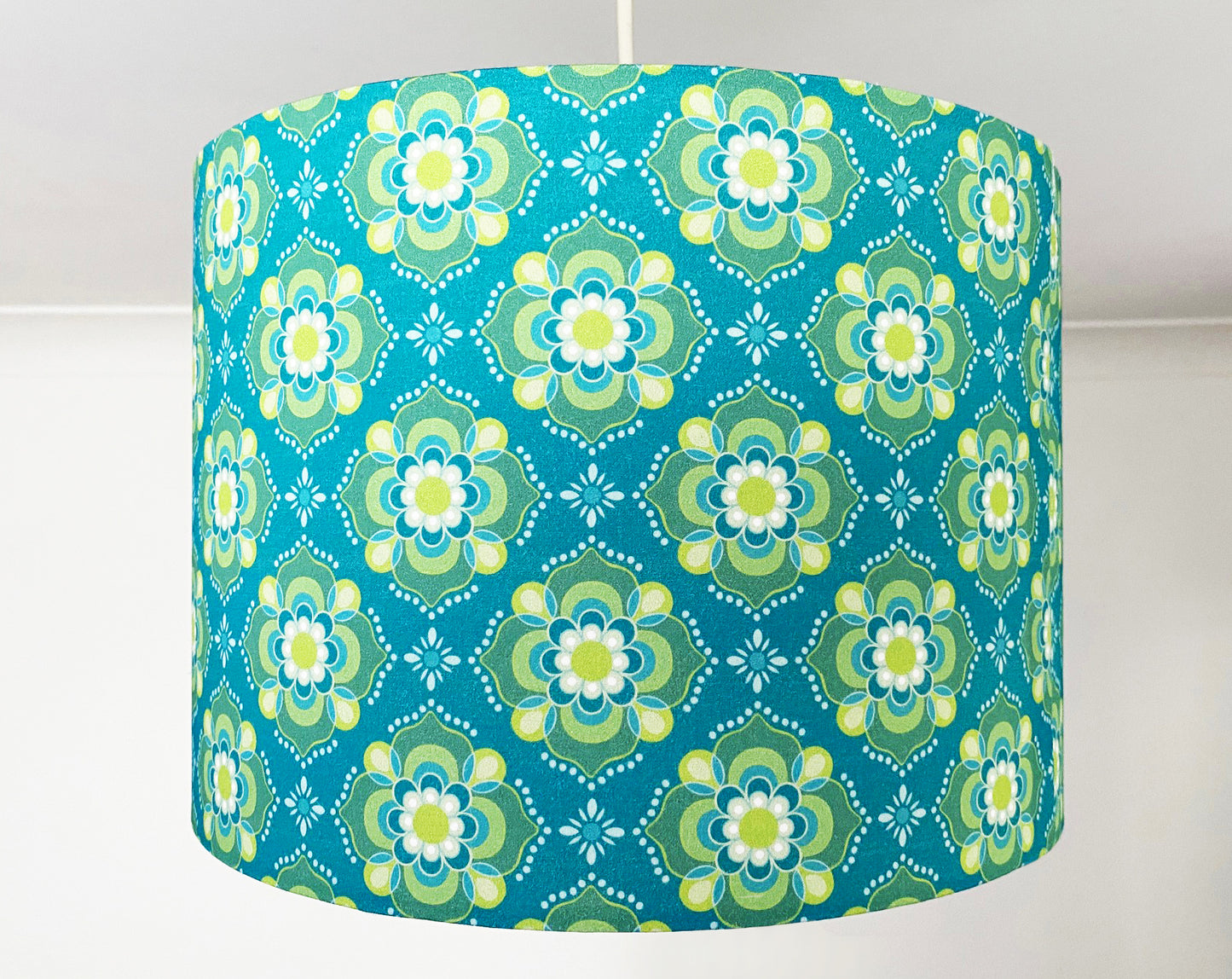 BOHO turquoise & green Lampshade