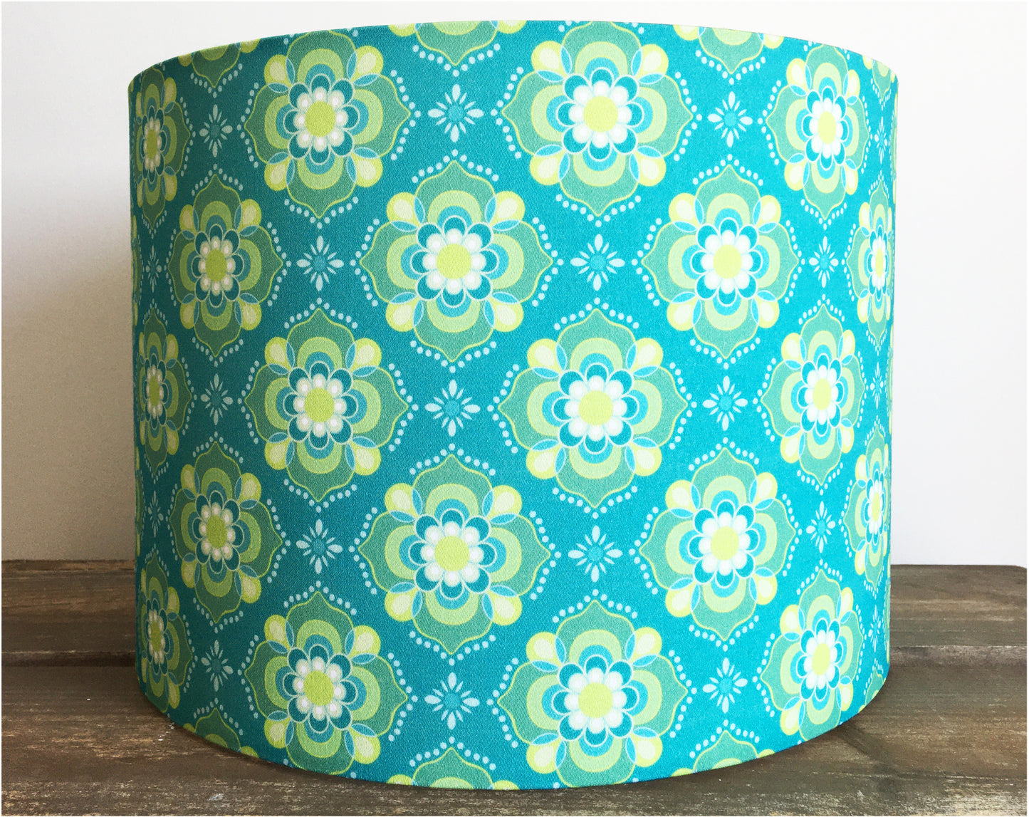 BOHO turquoise & green Lampshade