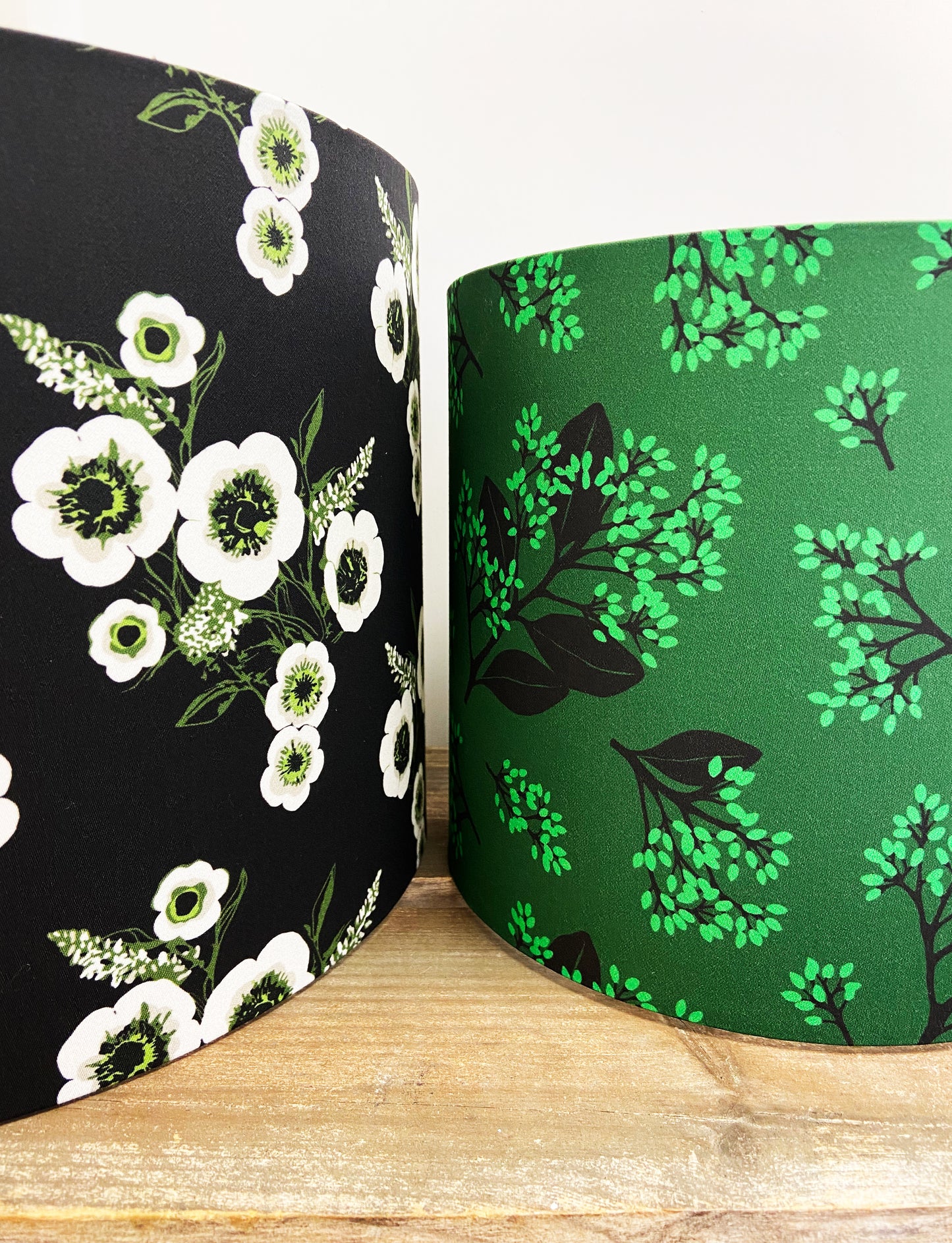 FLOWERING EUCALYPTUS (greens) Lampshade