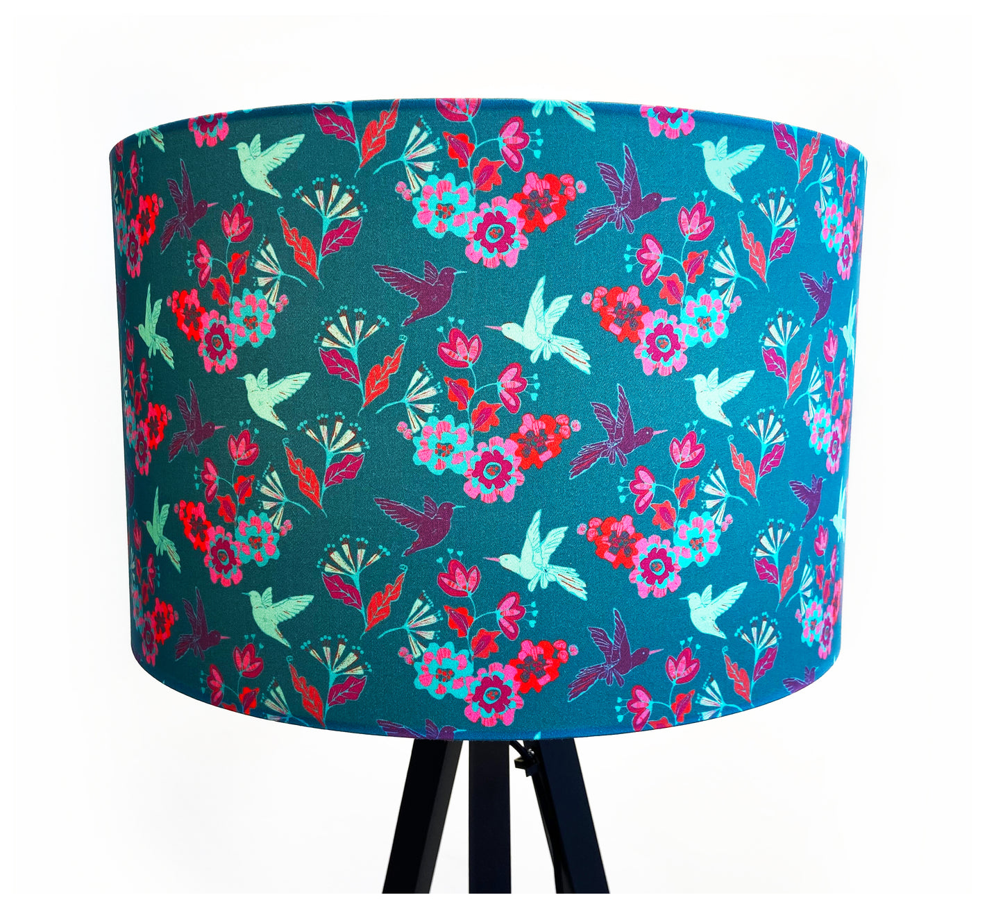 HUMMINGBIRD (teal blue) Lampshade