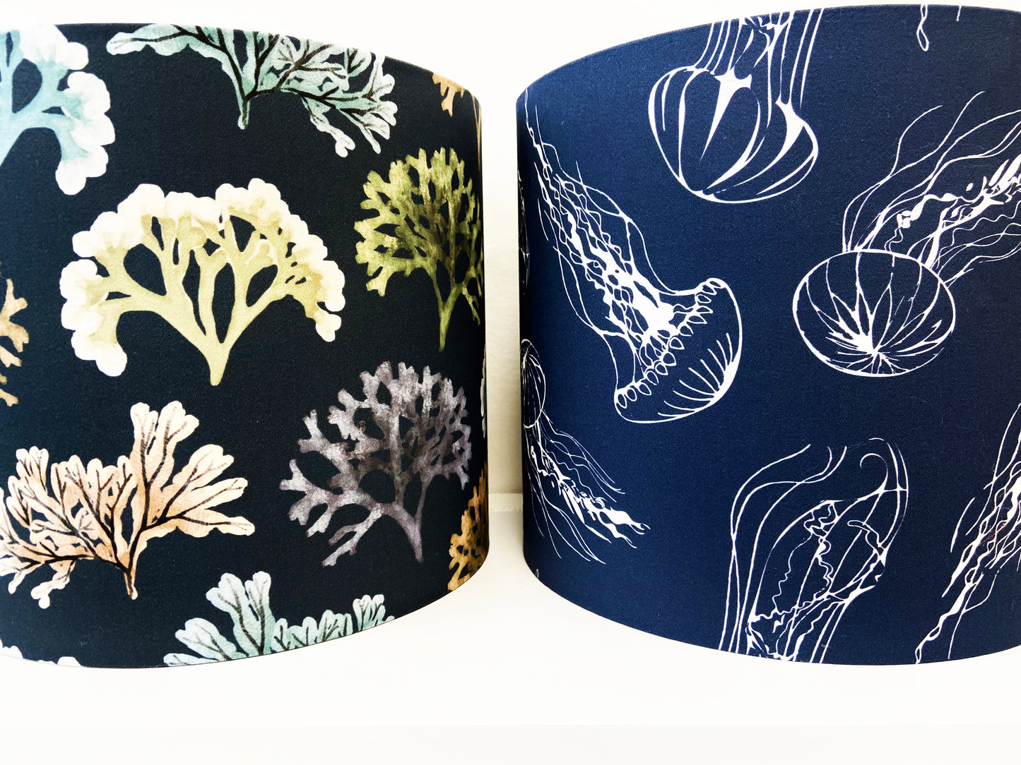 JELLYFISH (blue & white) Lampshade