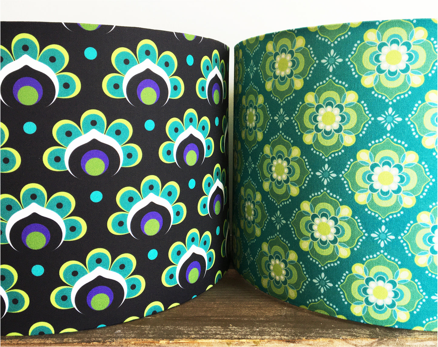 BOHO turquoise & green Lampshade