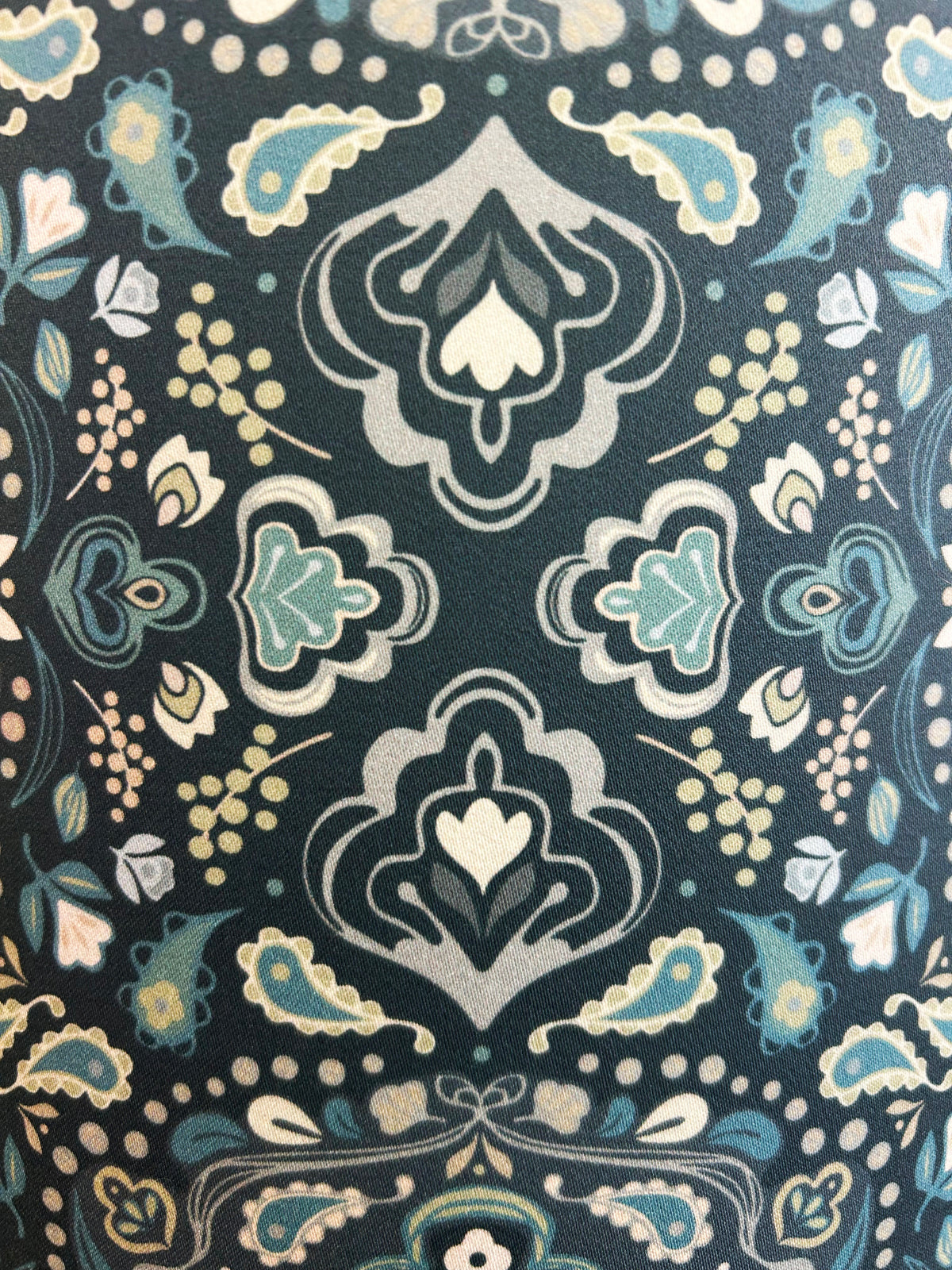 AURELIA Bohemian Lampshade (muted teal blue)