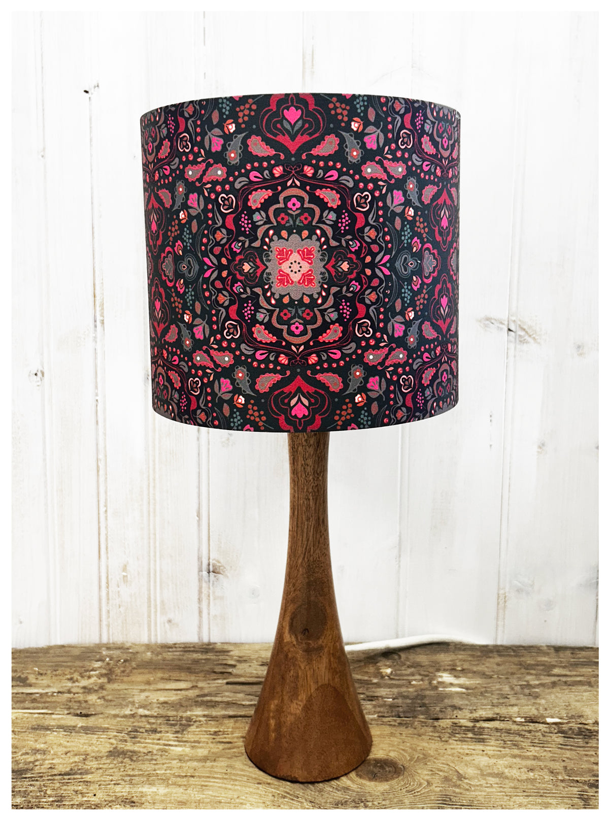 AURELIA Bohemian Lampshade (Deep pink)