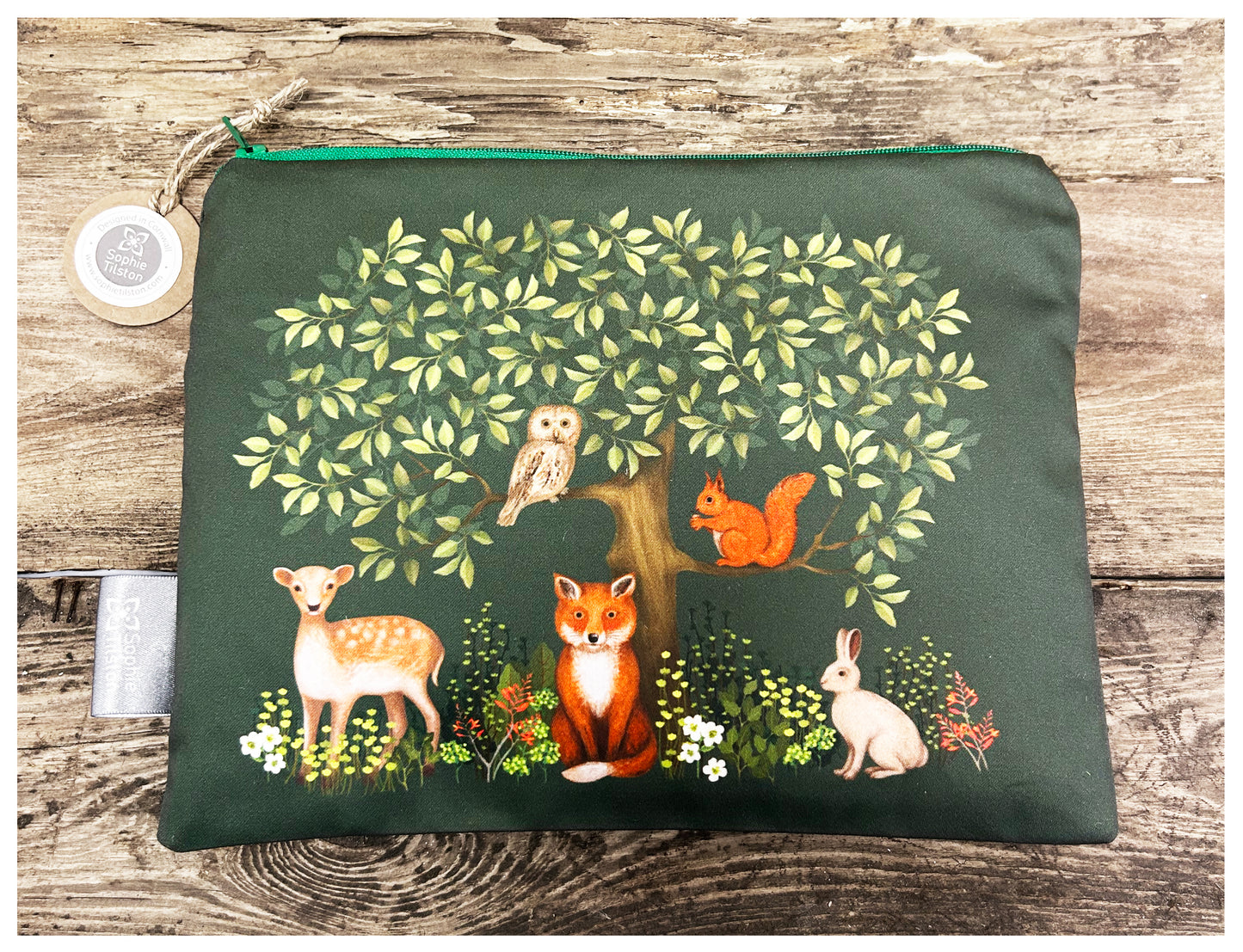 CYRIL SQUIRREL & FRIENDS Pouch (waterproof lining)