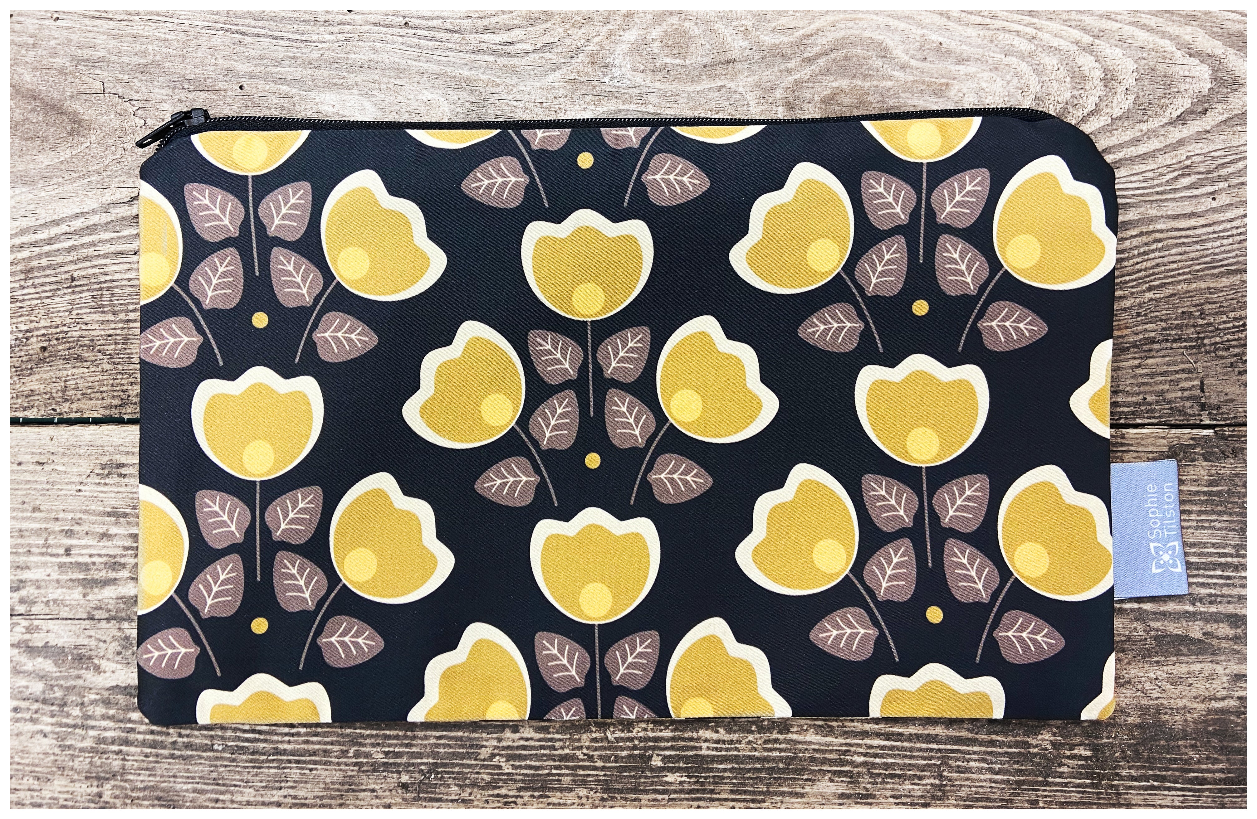 DORA mustard yellow Pouch Sophie Tilston