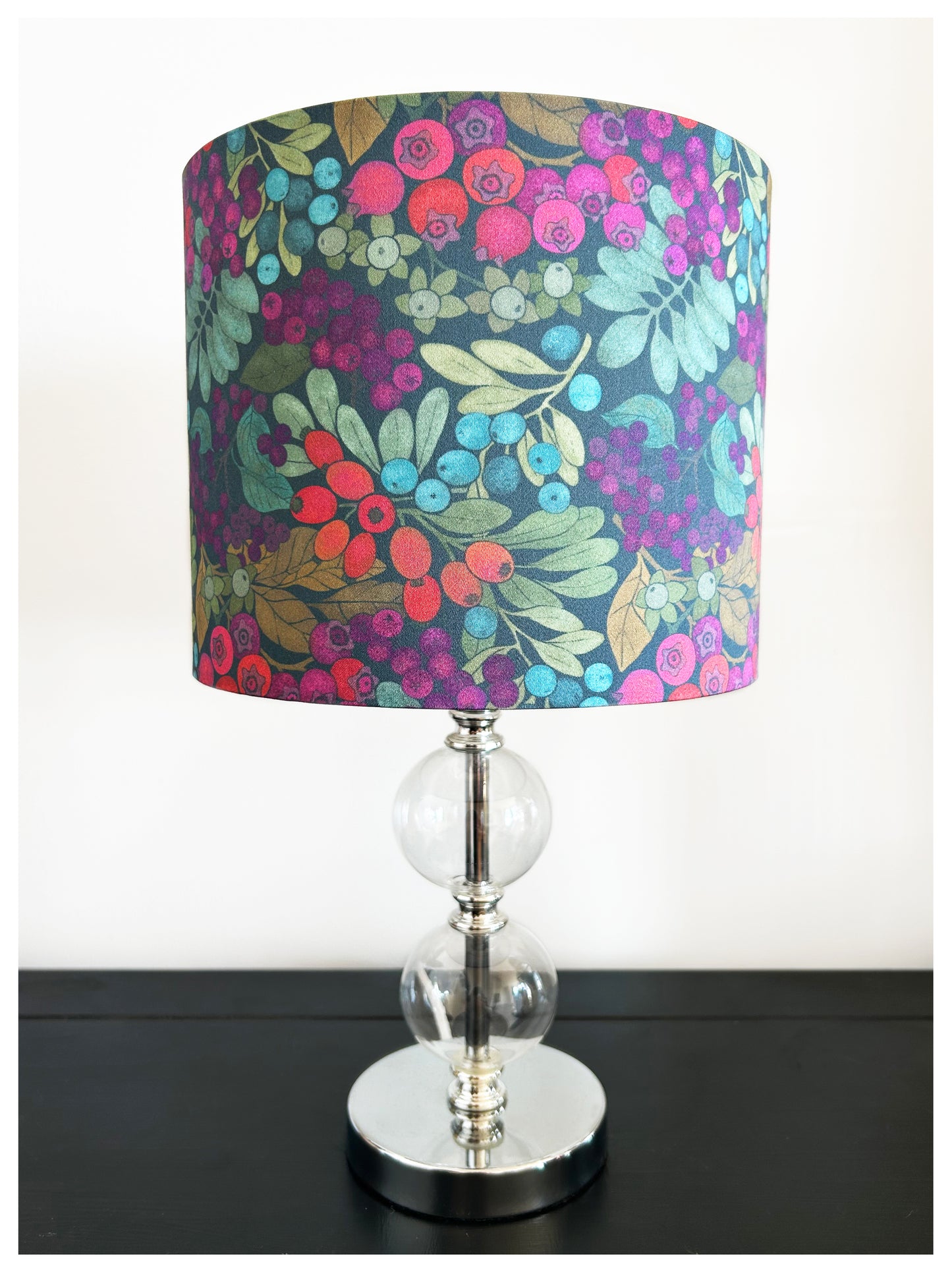 HEDGEROW Berries & leaves (colourful) Lampshade