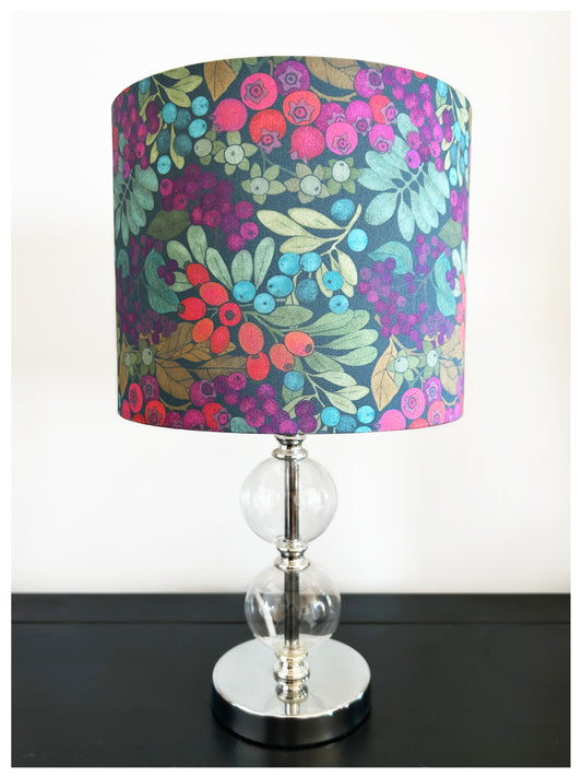 HEDGEROW Berries & leaves (colourful) Lampshade