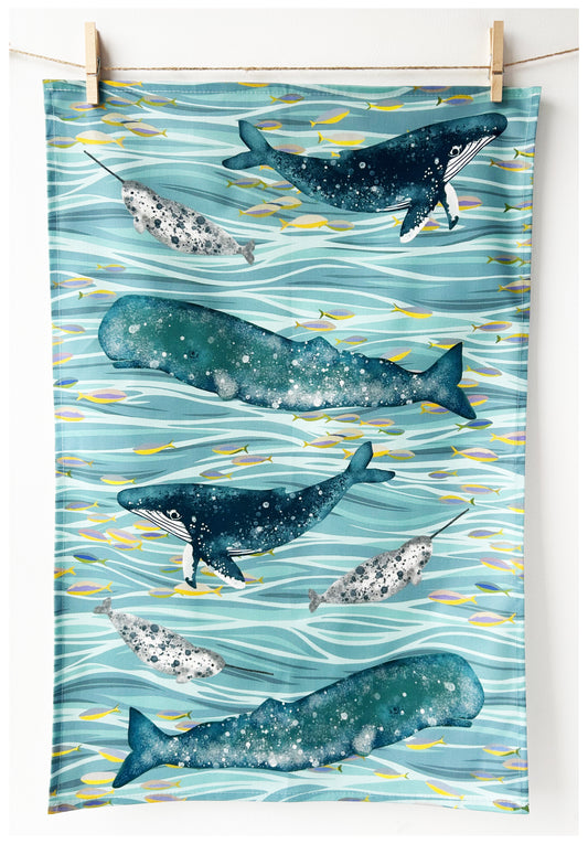 HUMPHREY & FRIENDS  Cotton tea towel