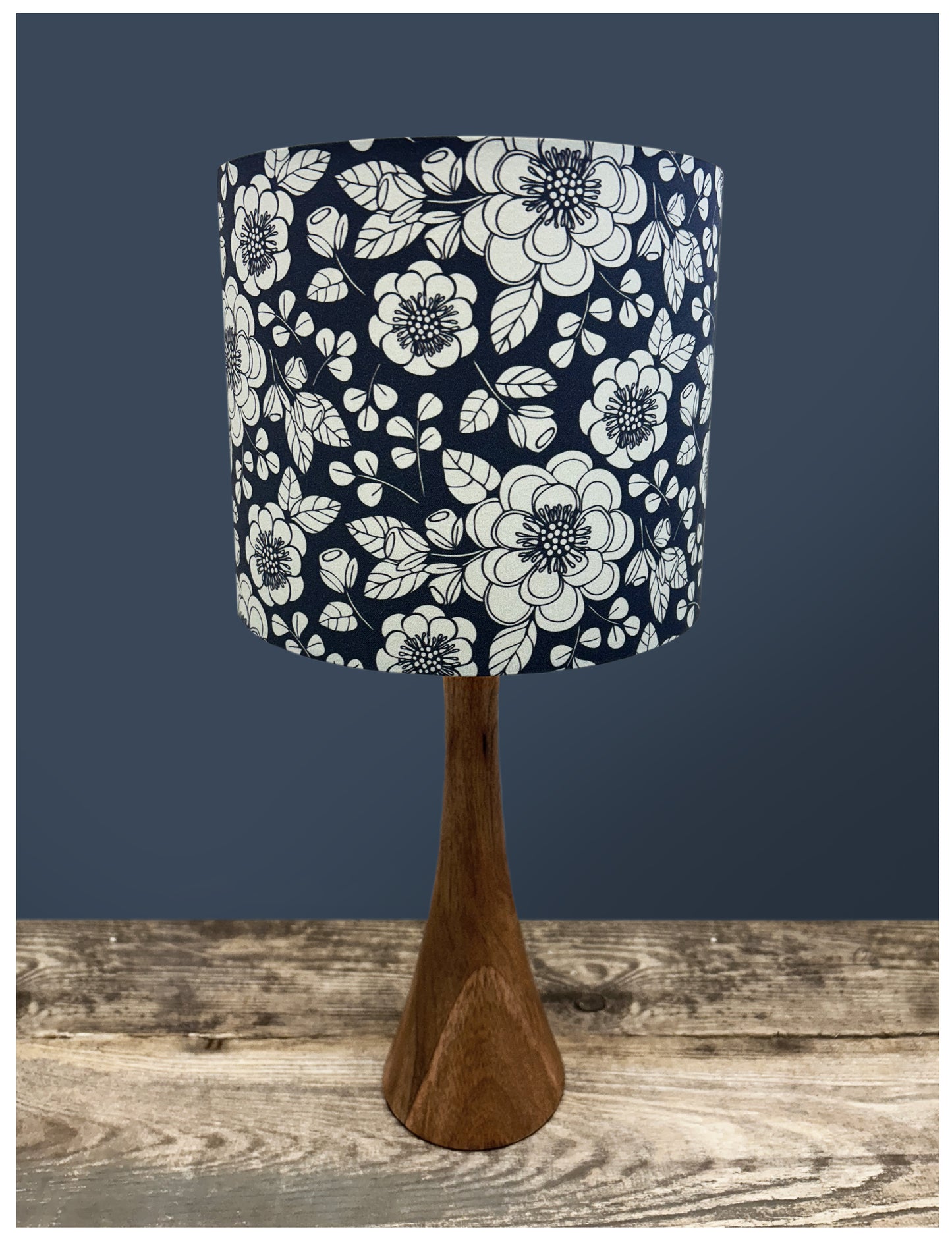 ELIZA (blue black & stone) Lampshade