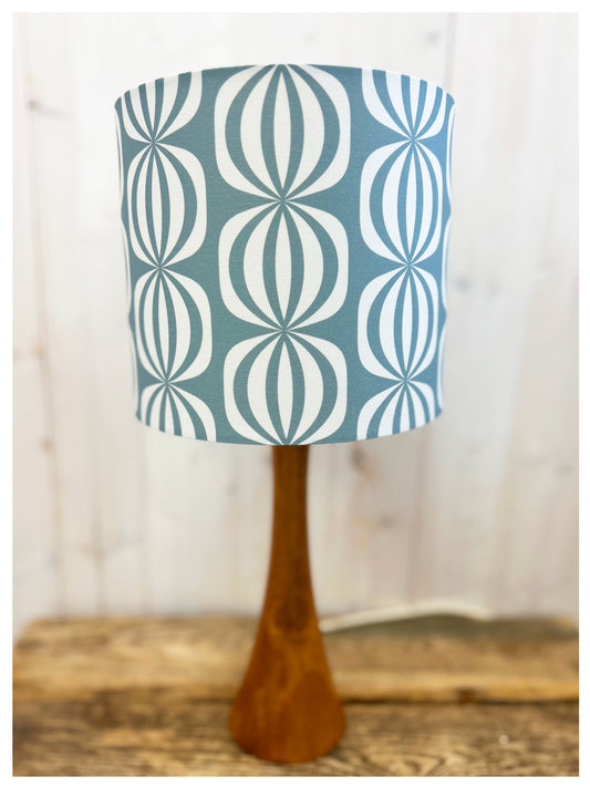 LANTERN Geometric (muted ice blue) Lampshade