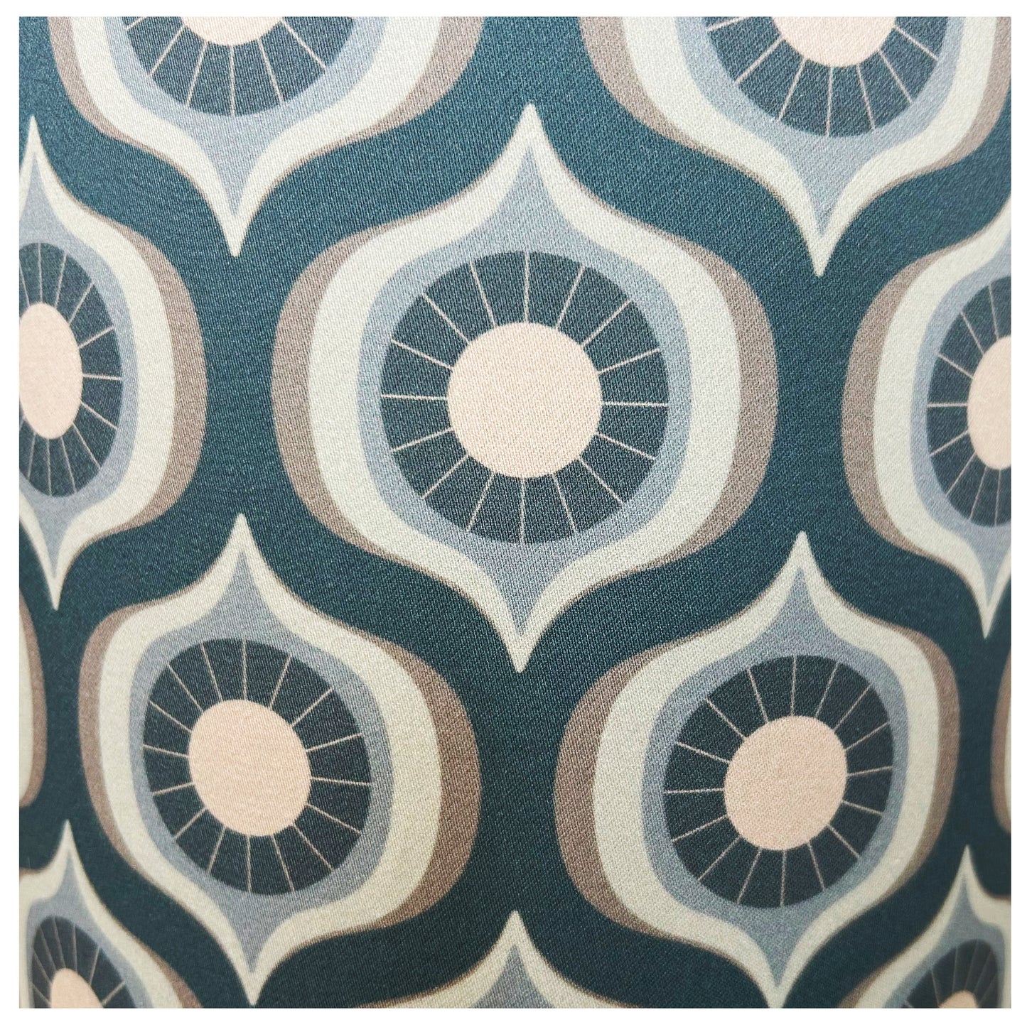 MARGOT 1970's Inspired Lampshade (muted blues)