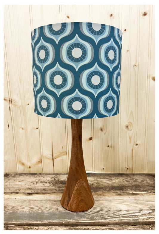 MARGOT 1970's Inspired Lampshade (muted blues)