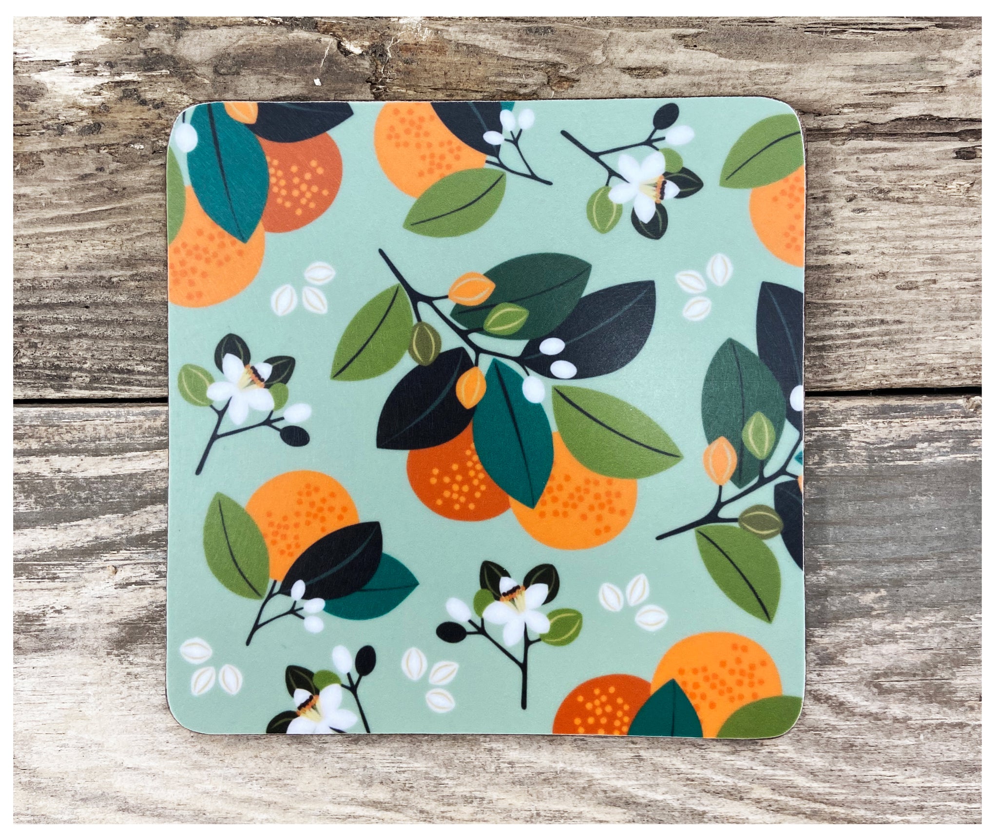 SEAWEED Set of 4 square coasters - Cork back - Melamine coated – Sophie  Tilston