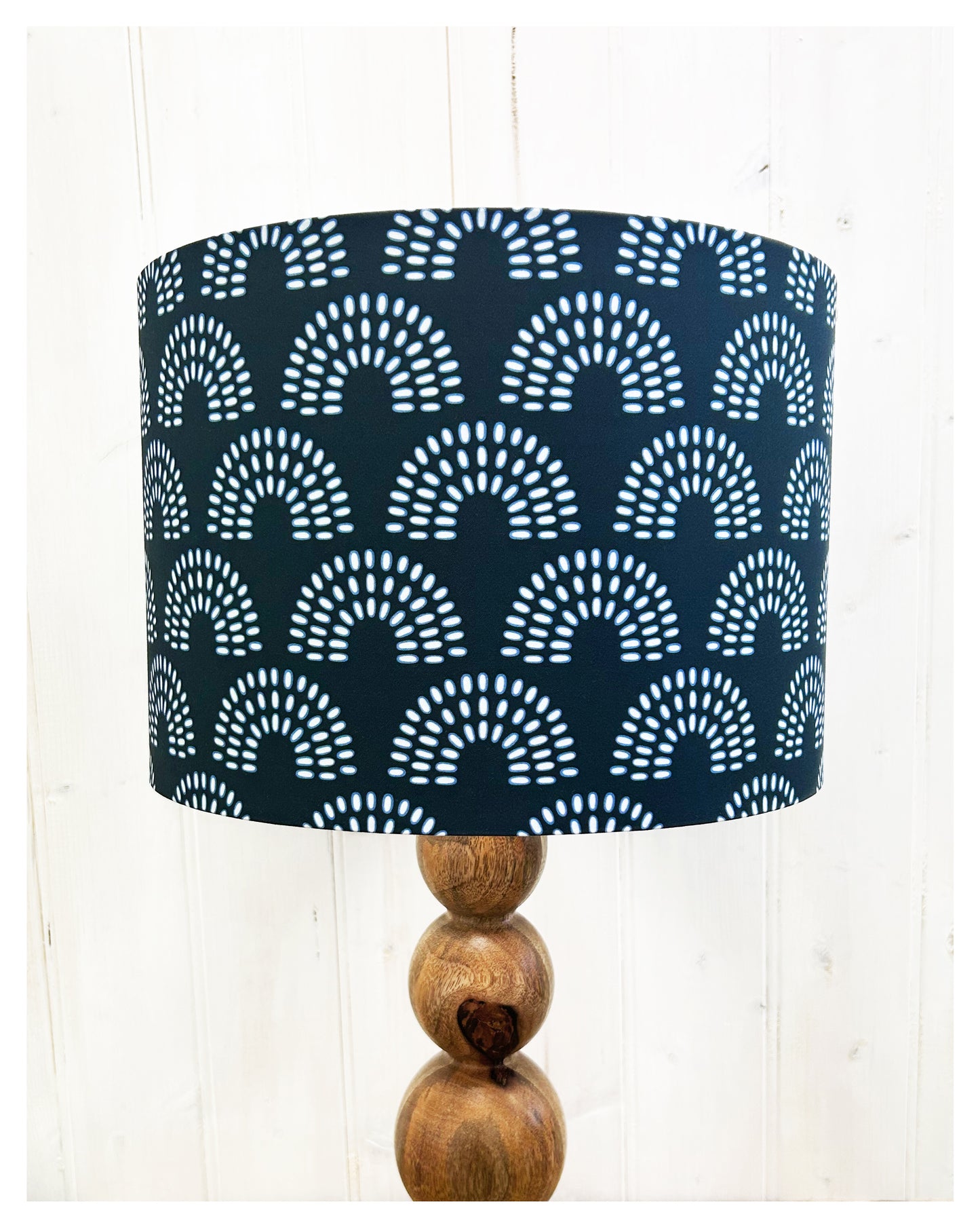 NOAH (Dark blue & white) Lampshade