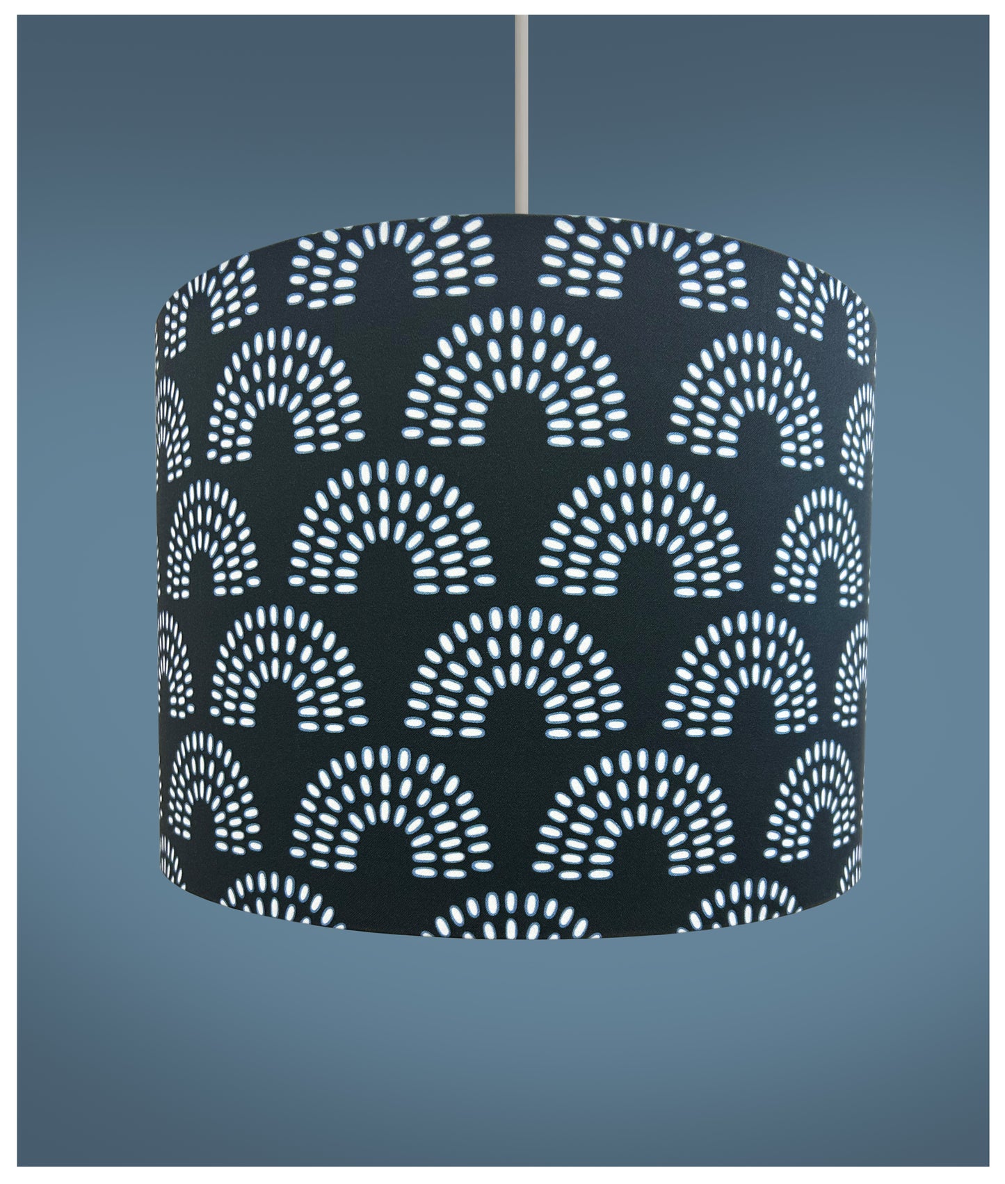NOAH (Dark blue & white) Lampshade