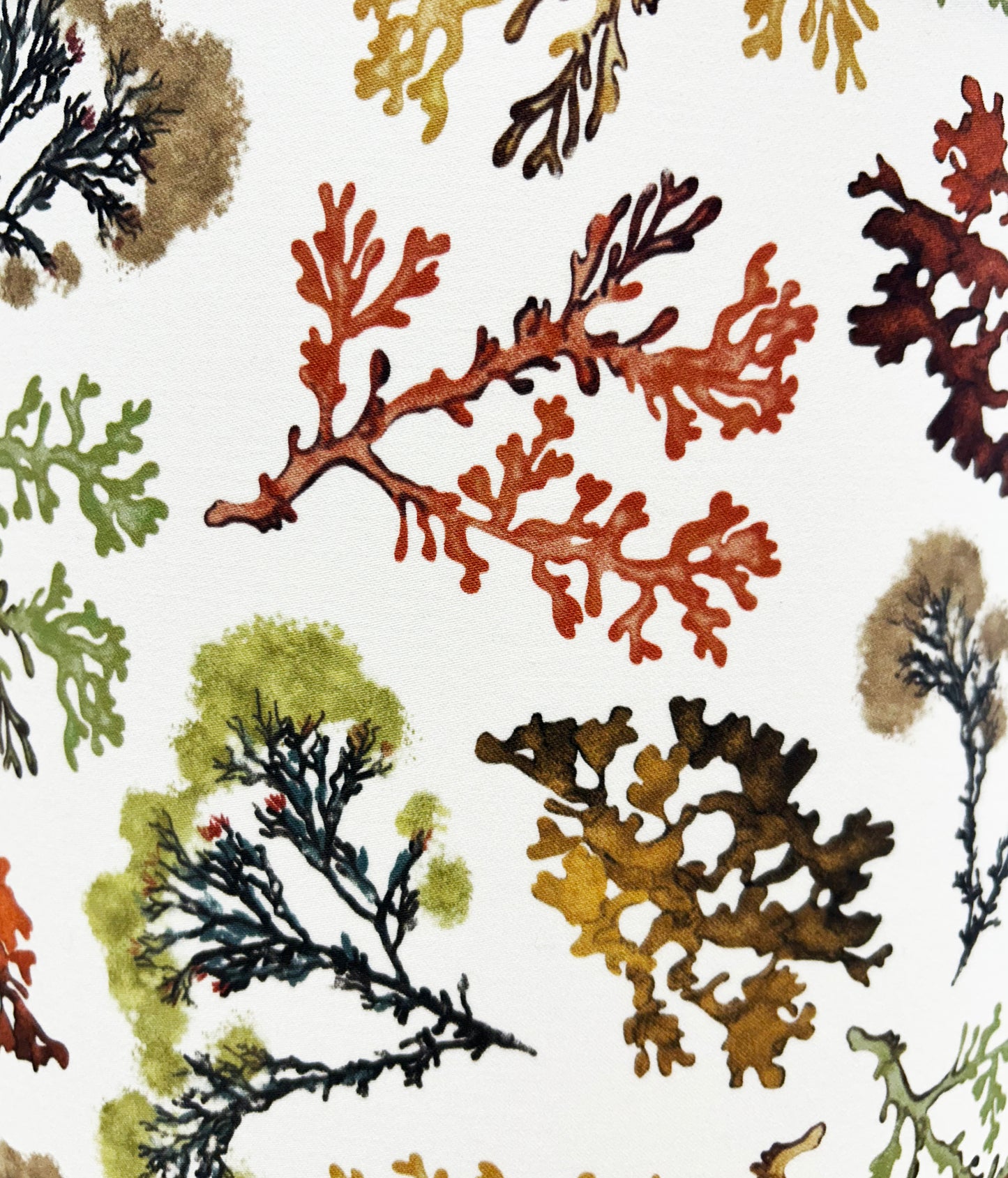 Rockpool (warm colours on off white ) Lampshade
