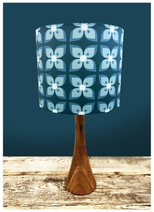 ROSA (muted blues) Lampshade