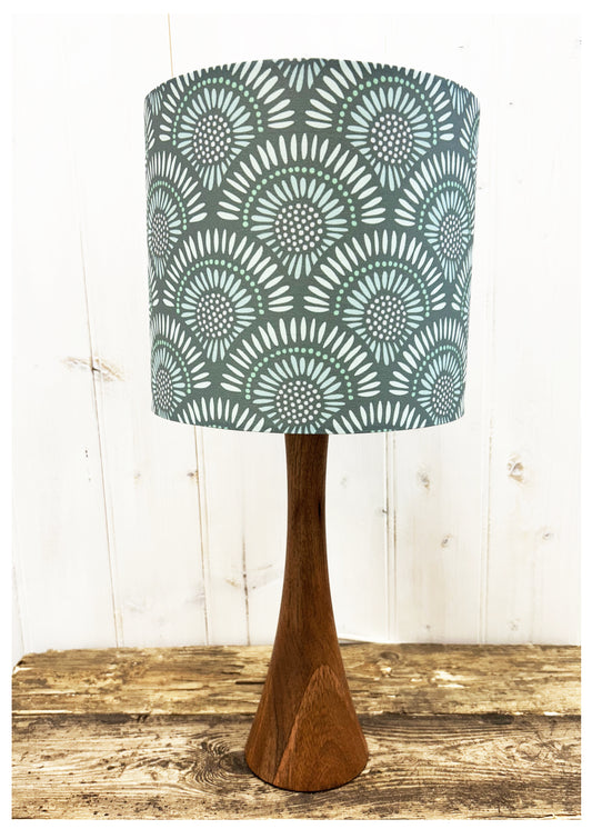 SUNDAY Geometric (muted ice blue) Lampshade