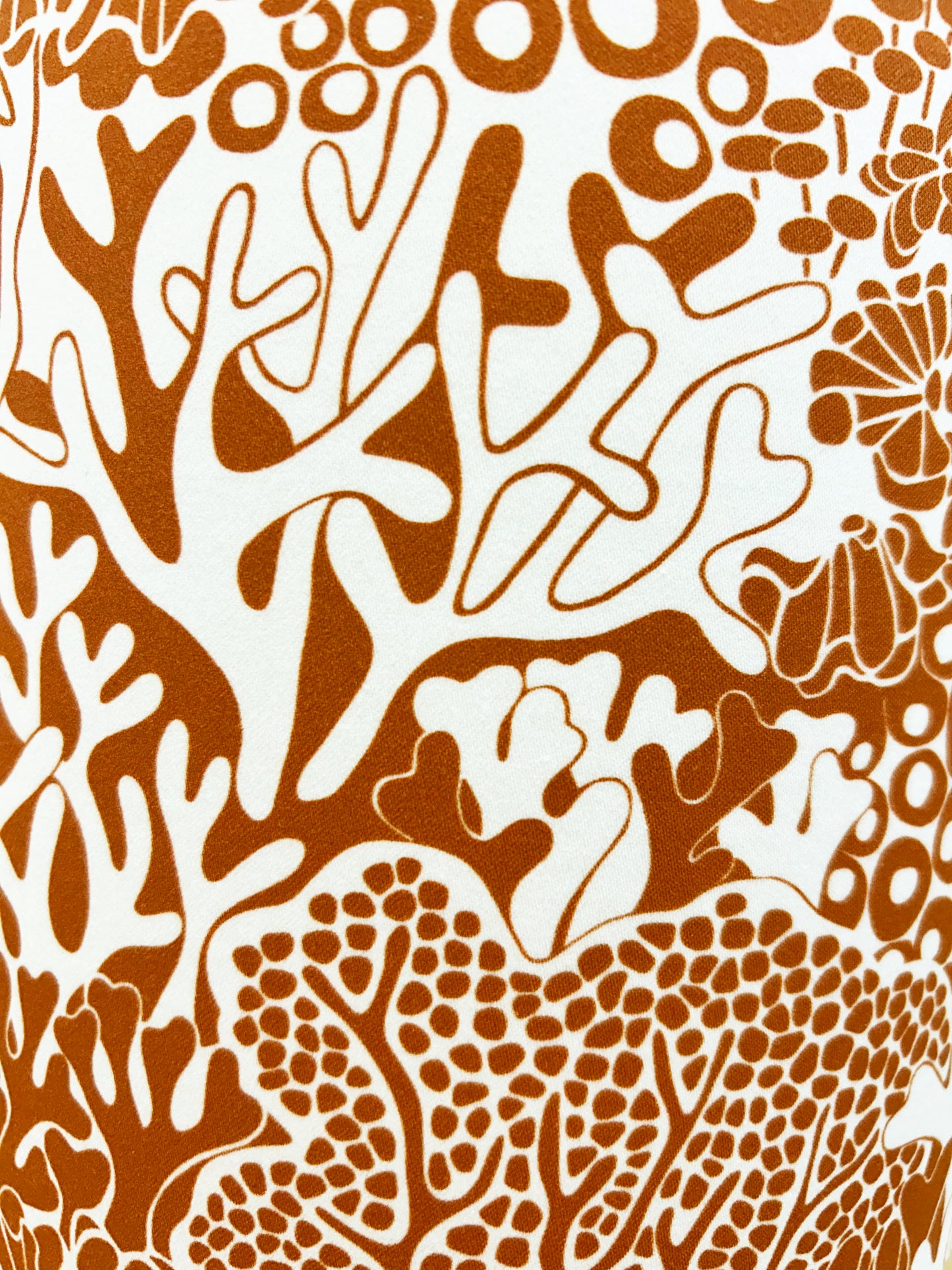 TIDE (burnt orange & off white) Lampshade