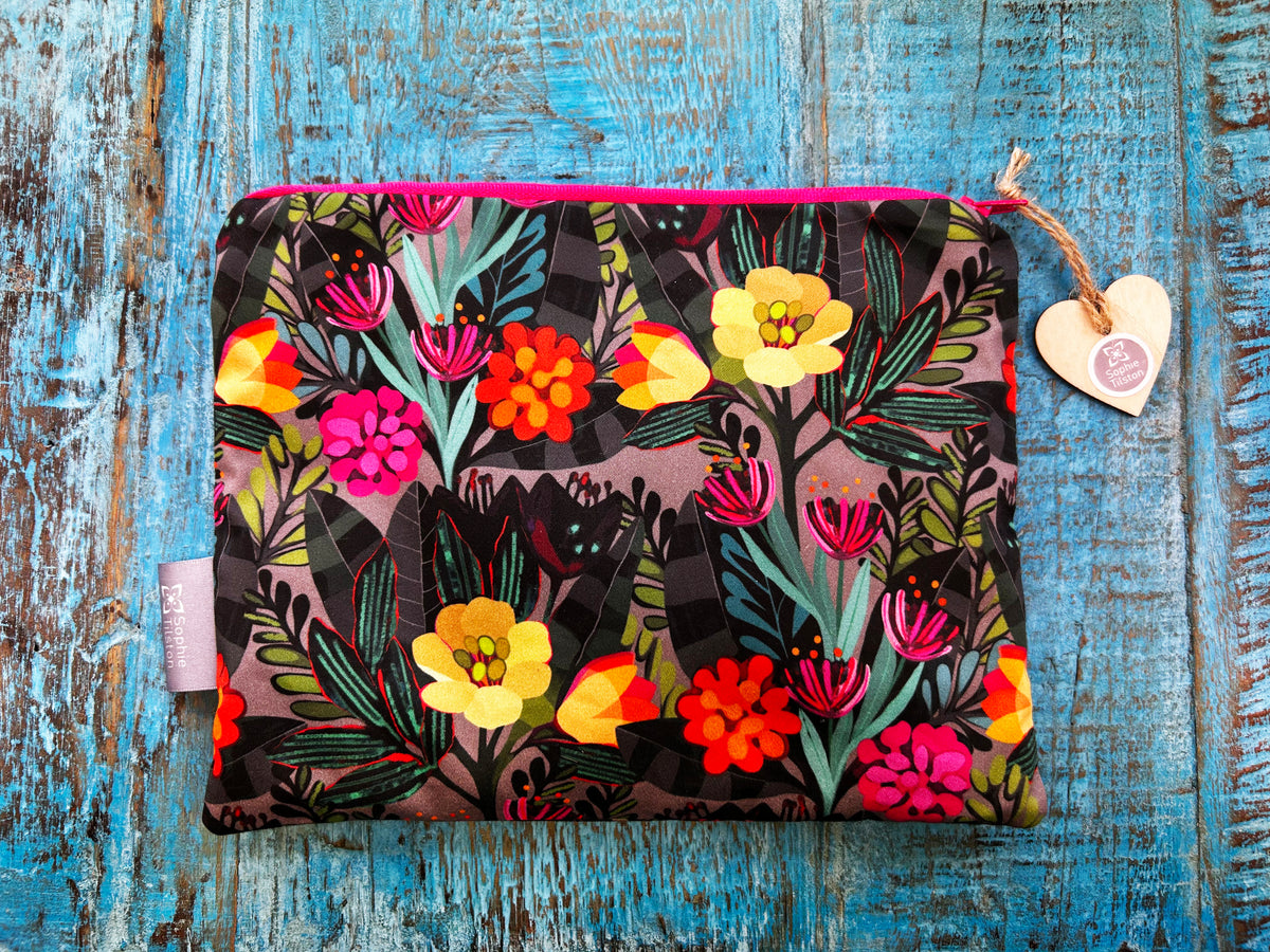 TROPICAL NIGHT Make up bag / pouch