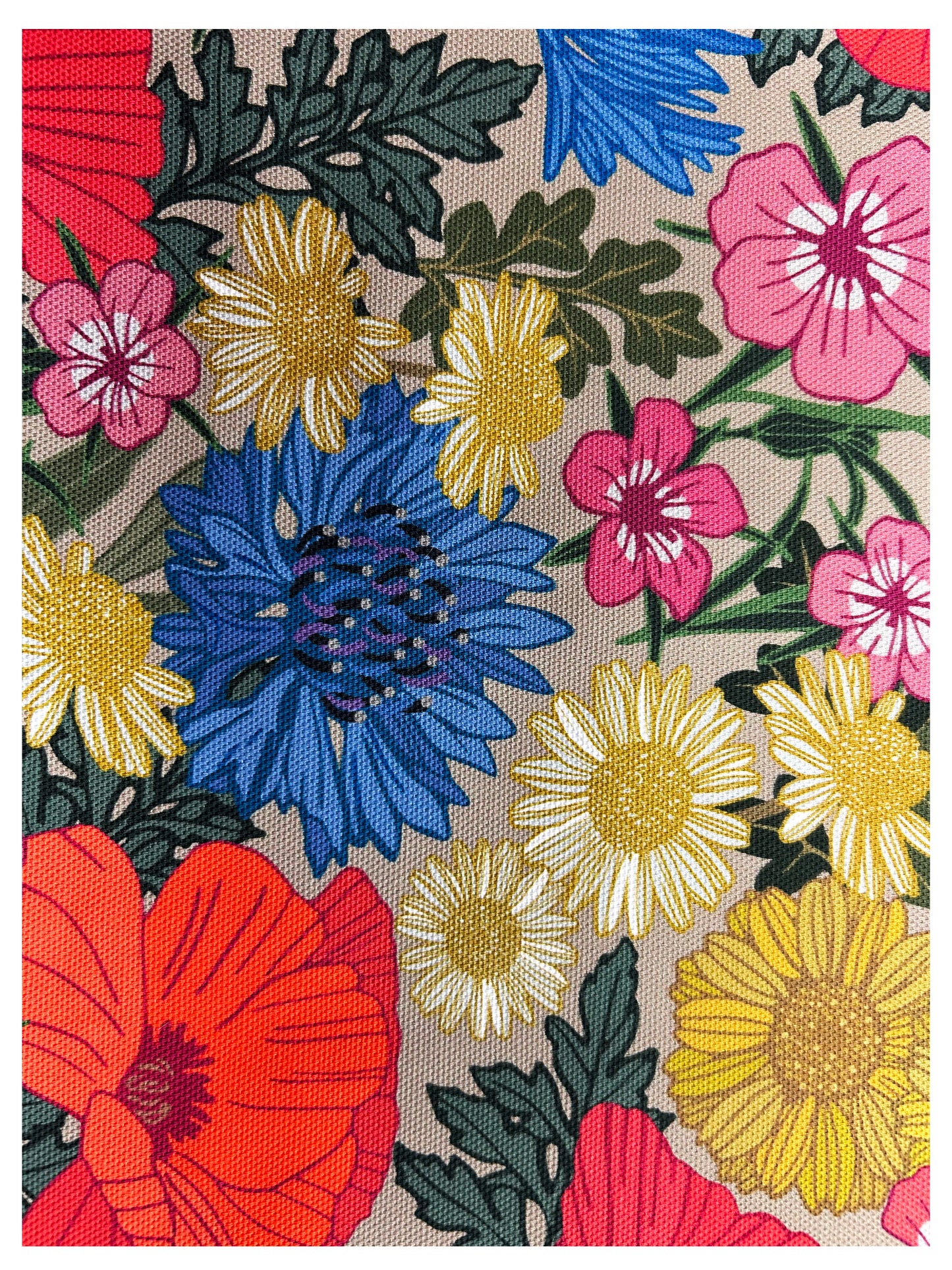 Wild Flowers Cotton tea towel