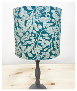 FOREST BERRIES (teal blue/green) Lampshade