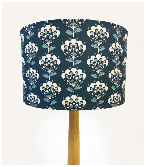 FRIDAY'S FLOWER (teal blue) Lampshade