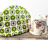 GREEN RETRO FLOWER - Tea cosy