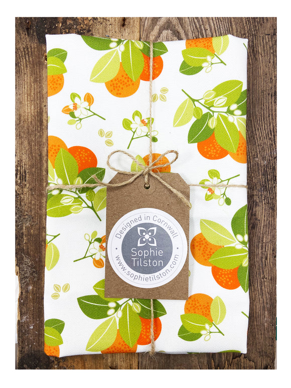 NEROLI Orange blossom Cotton tea towel