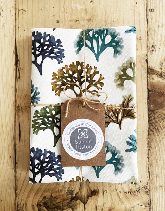SEAWEED Cotton tea towel
