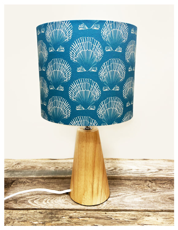 SHELL  (teal blue) Lampshade